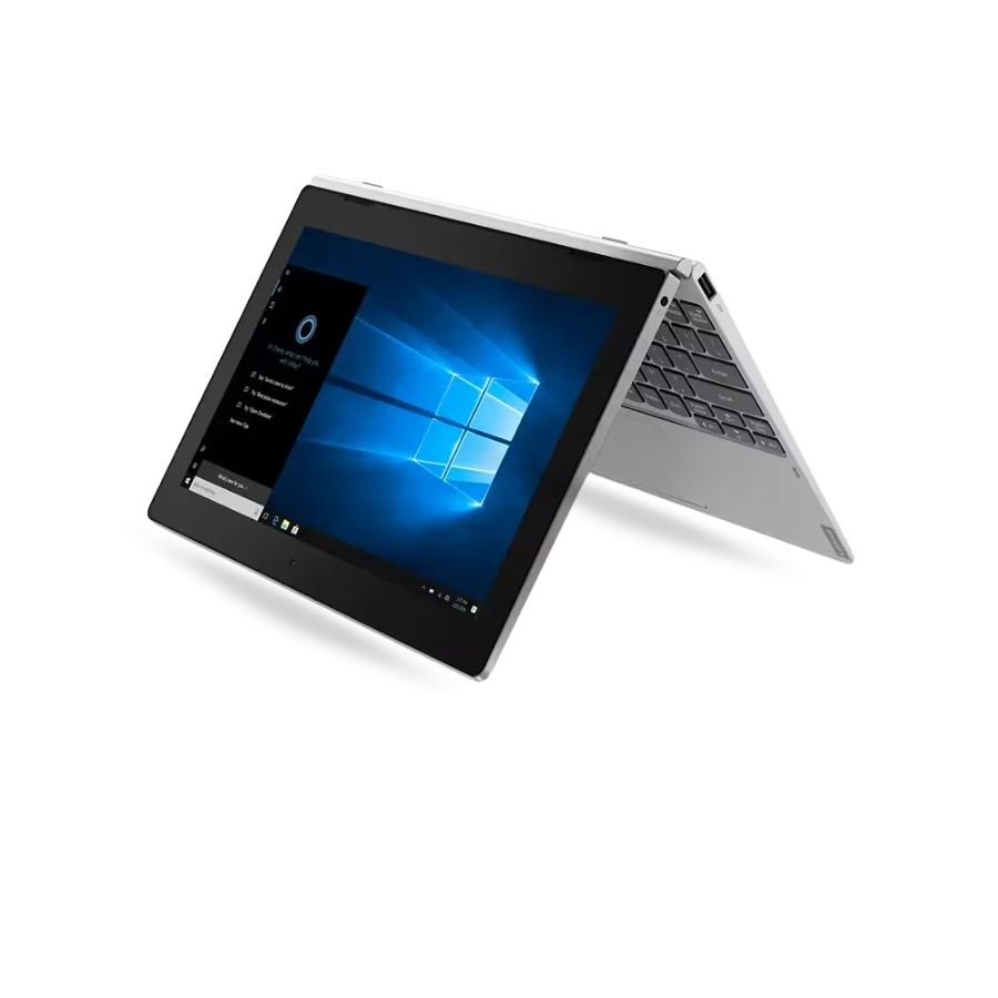 Lenovo IdeaPad D330-10IGL usada, vista de la tablet con pantalla táctil de 10.1 pulgadas.