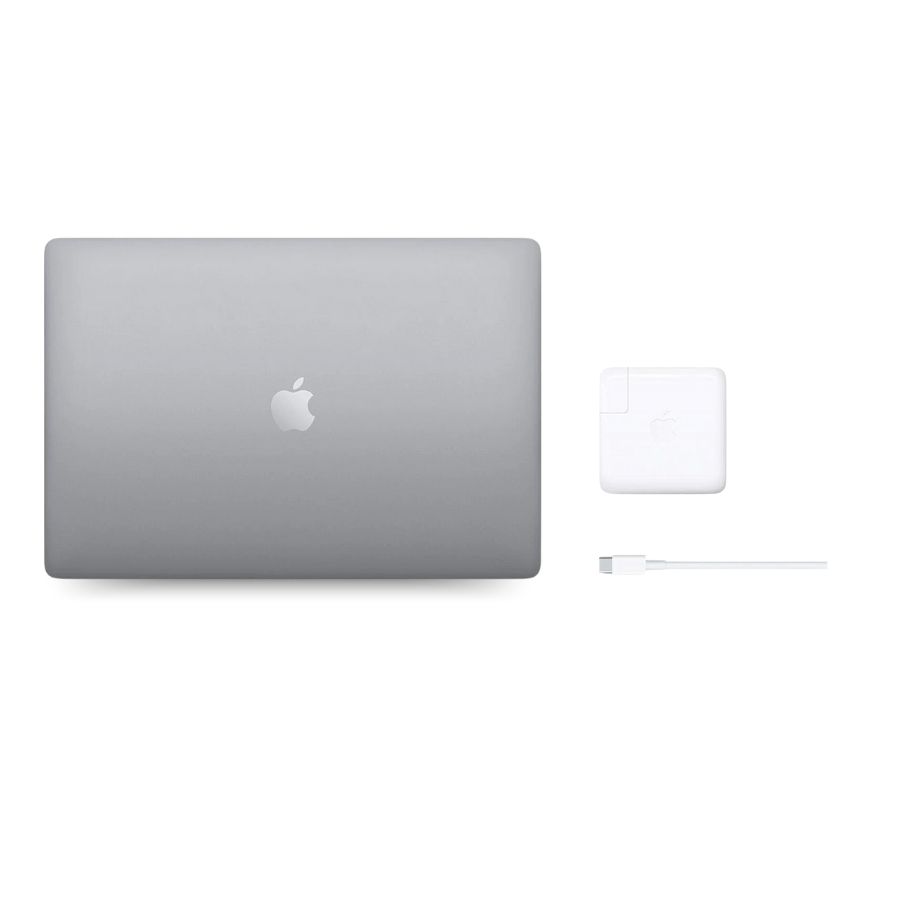 MacBook Pro A2141 16 pulgadas Core i9 usado, vista superior del portátil con diseño en aluminio.