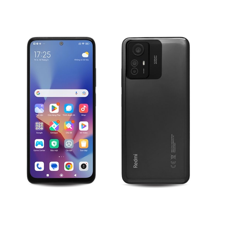 Redmi Note 12S usado, vista lateral del celular Xiaomi.