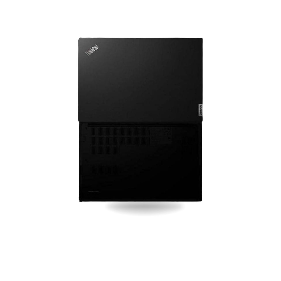 Lenovo ThinkPad E14 Gen 3 usado abierto mostrando la pantalla Full HD de 14 pulgadas y el teclado parte trasera