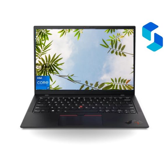 Lenovo ThinkPad X1 Carbon Gen 9 usado con Intel Core i7-1185G7, portátil empresarial de 14 pulgadas.