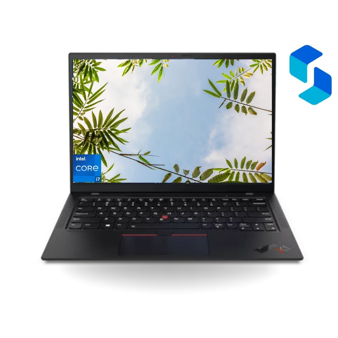 Lenovo ThinkPad X1 Carbon Gen 9 usado con Intel Core i7-1185G7, portátil empresarial de 14 pulgadas.